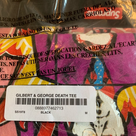 Supreme “Gilbert & George Death” Tee - Picture 2 of 4